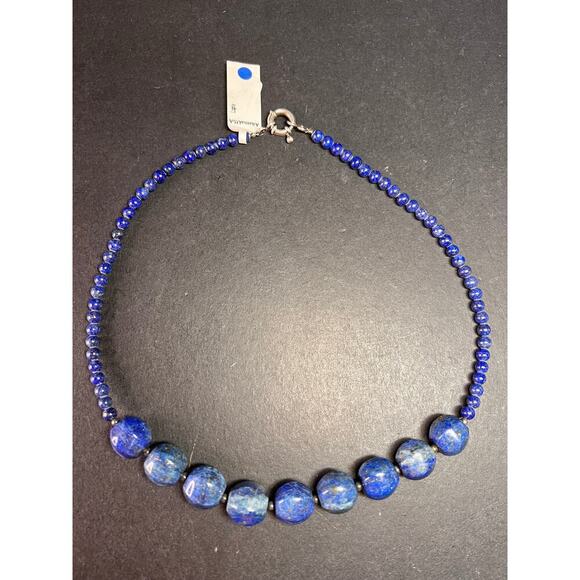 NEW lapis and sterling silver 18 inch necklace - Picture 15 of 15